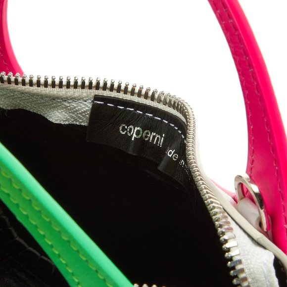 COPERNI Micro Baguette Swipe Bag Neon Pink & Green - Picture 3 of 11